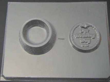 1016 Our Wedding Day Pour Box Chocolate Candy Mold
